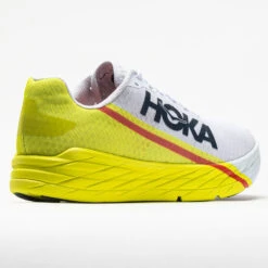 Hoka One One Rocket X Unisex White/Evening Primrose -Fashion Shoes 046959 6