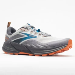 Brooks Cascadia 16 Men's Oyster Mushroom/Orange -Fashion Shoes 047326 5