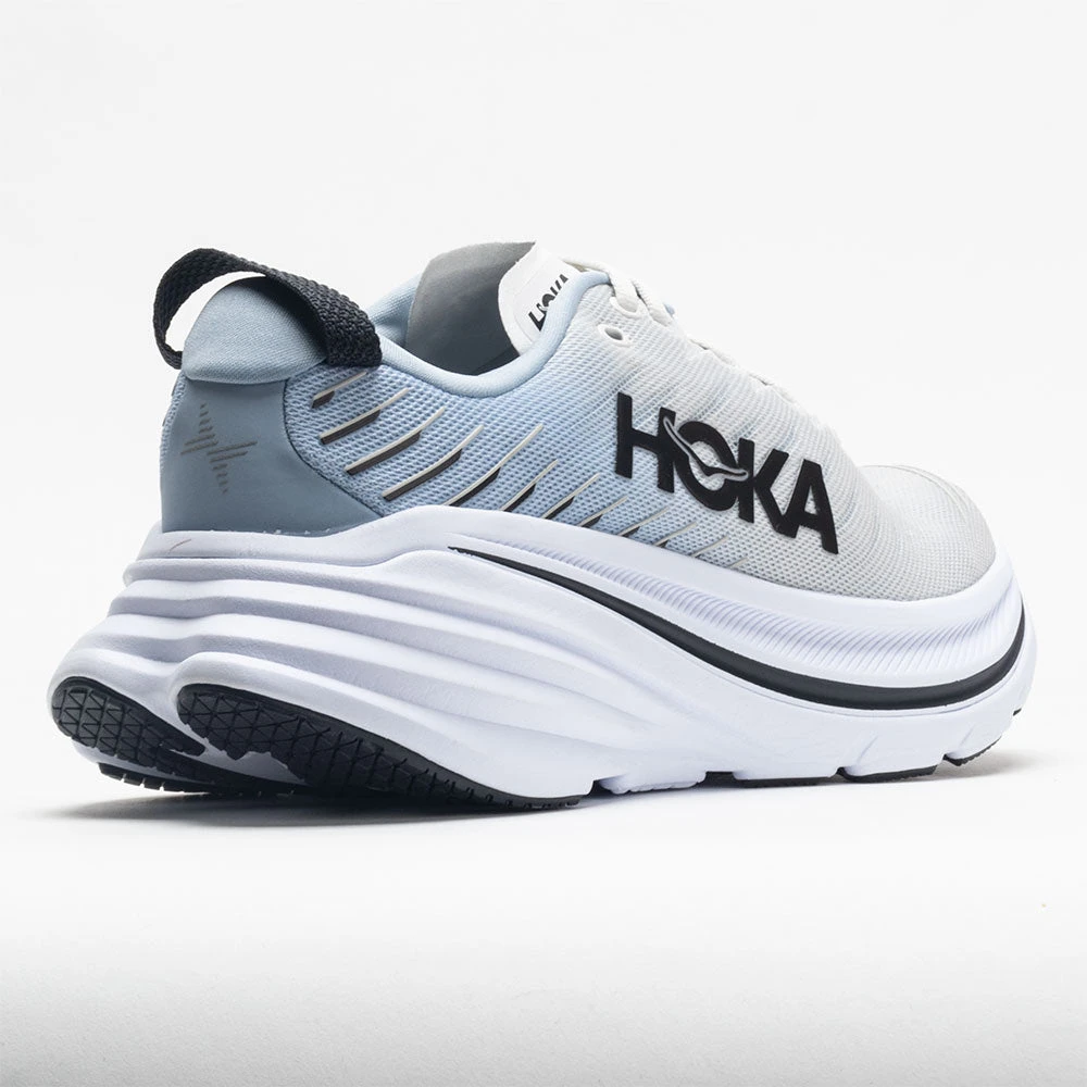 HOKA Bondi X Men's Blanc De Blanc/Blue Fog 6 HOKA Bondi X Men's Blanc De Blanc/Blue Fog - Image 6