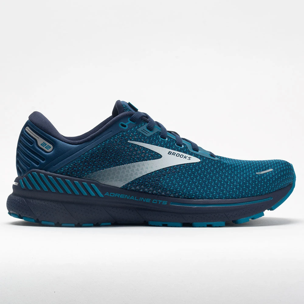 Brooks Adrenaline GTS 22 Men's Titan/Teal/Grey 1 Brooks Adrenaline GTS 22 Men's Titan/Teal/Grey