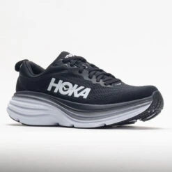 HOKA Bondi 8 Women's Black/White -Fashion Shoes 048477 5