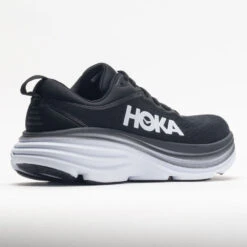 HOKA Bondi 8 Women's Black/White -Fashion Shoes 048477 6