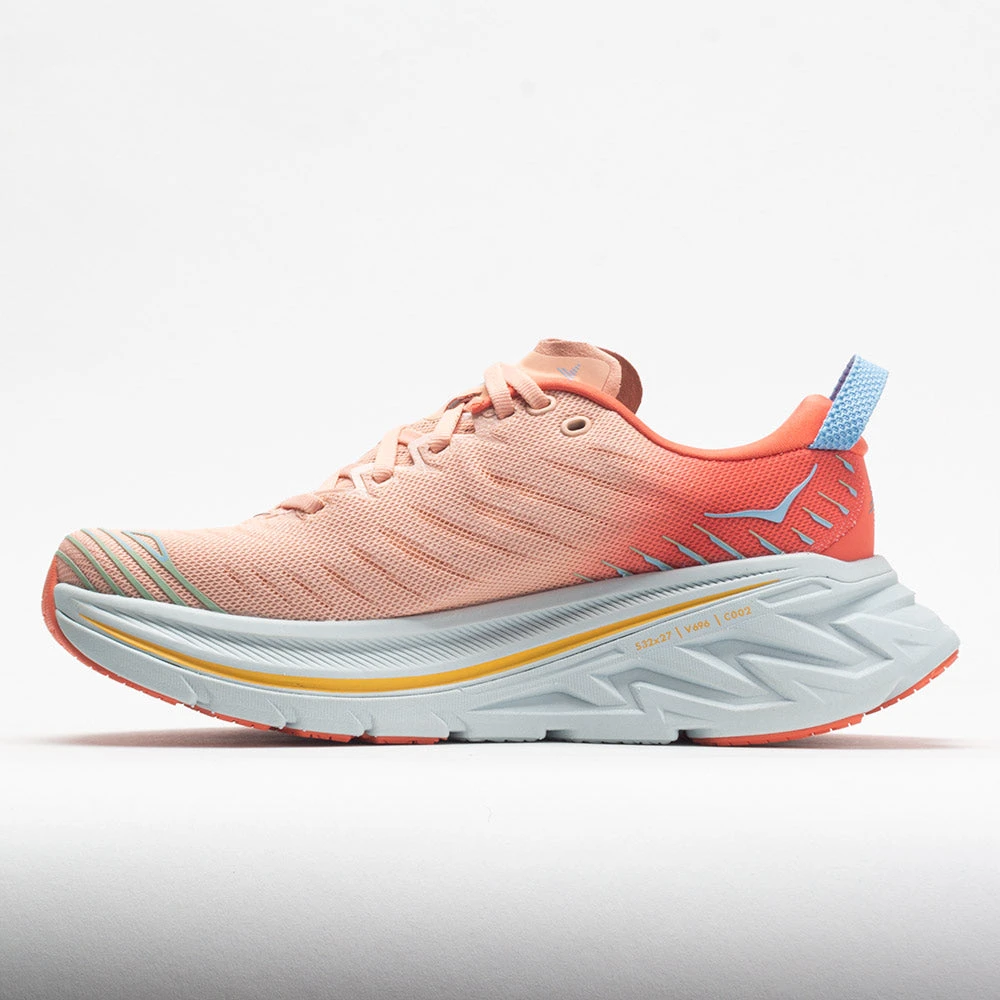 HOKA Bondi X Women's Camellia/Peach Parfait 2 HOKA Bondi X Women's Camellia/Peach Parfait - Image 2