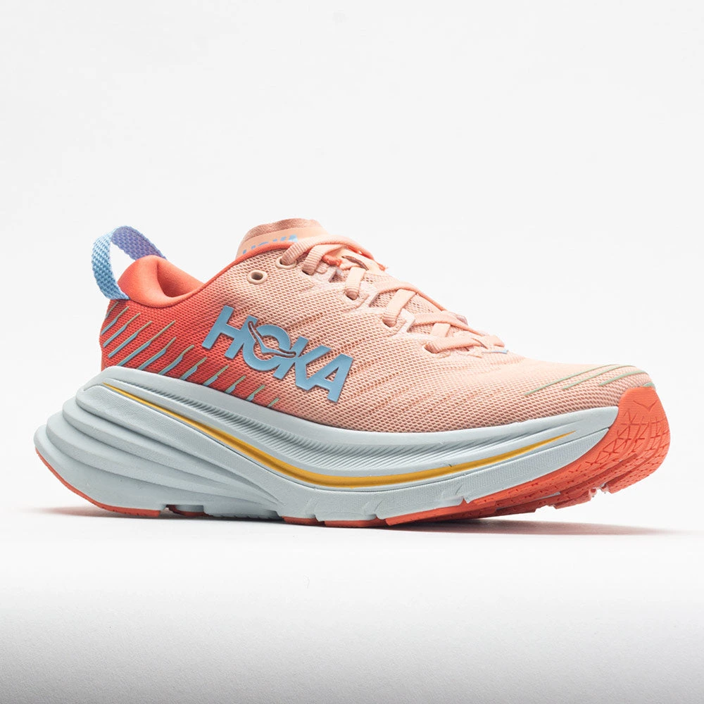 HOKA Bondi X Women's Camellia/Peach Parfait 5 HOKA Bondi X Women's Camellia/Peach Parfait - Image 5