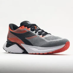 Diadora Mythos Blushield Vigore Men's Silver/Black/Mandarin -Fashion Shoes 048602 5