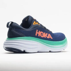 HOKA Bondi 8 Women's Outer Space/Bellwether Blue -Fashion Shoes 048612 6