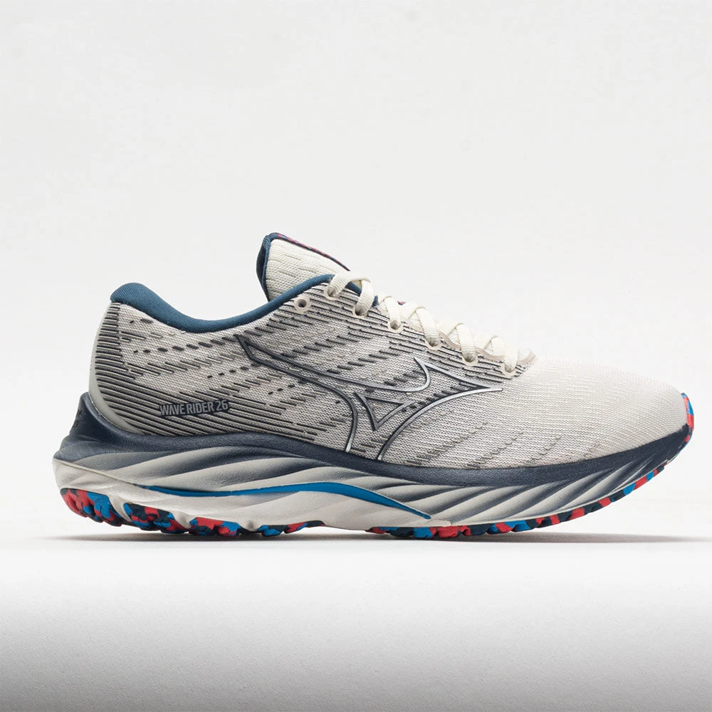 Mizuno Wave Rider 26 Mesh Women's Snow White/Silver 1 Mizuno Wave Rider 26 Mesh Women's Snow White/Silver