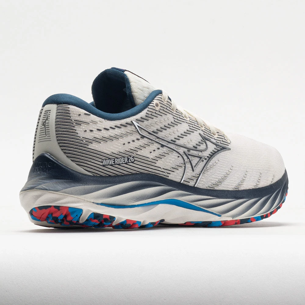 Mizuno Wave Rider 26 Mesh Women's Snow White/Silver 5 Mizuno Wave Rider 26 Mesh Women's Snow White/Silver - Image 5