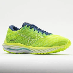 Mizuno Wave Rider 26 Mesh Women's Neo Lime/White -Fashion Shoes 048807 5