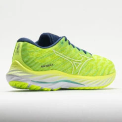 Mizuno Wave Rider 26 Mesh Women's Neo Lime/White -Fashion Shoes 048807 6