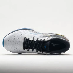 Mizuno Wave Sky 6 Men's White/Cyber Yellow -Fashion Shoes 049115 2