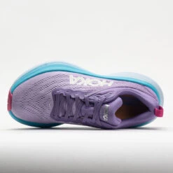 HOKA Bondi 8 Women's Chalk Violet/Pastel Lilac -Fashion Shoes 049223 2