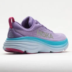HOKA Bondi 8 Women's Chalk Violet/Pastel Lilac -Fashion Shoes 049223 6