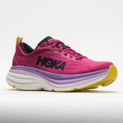 HOKA Bondi 8 Women's Cherries Jubilee/Pink Yarrow -Fashion Shoes 049224 5