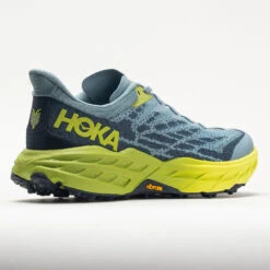 HOKA Speedgoat 5 Men's Stone Blue/Dark Citron 11 HOKA Speedgoat 5 Men's Stone Blue/Dark Citron -Fashion Shoes 049271 6
