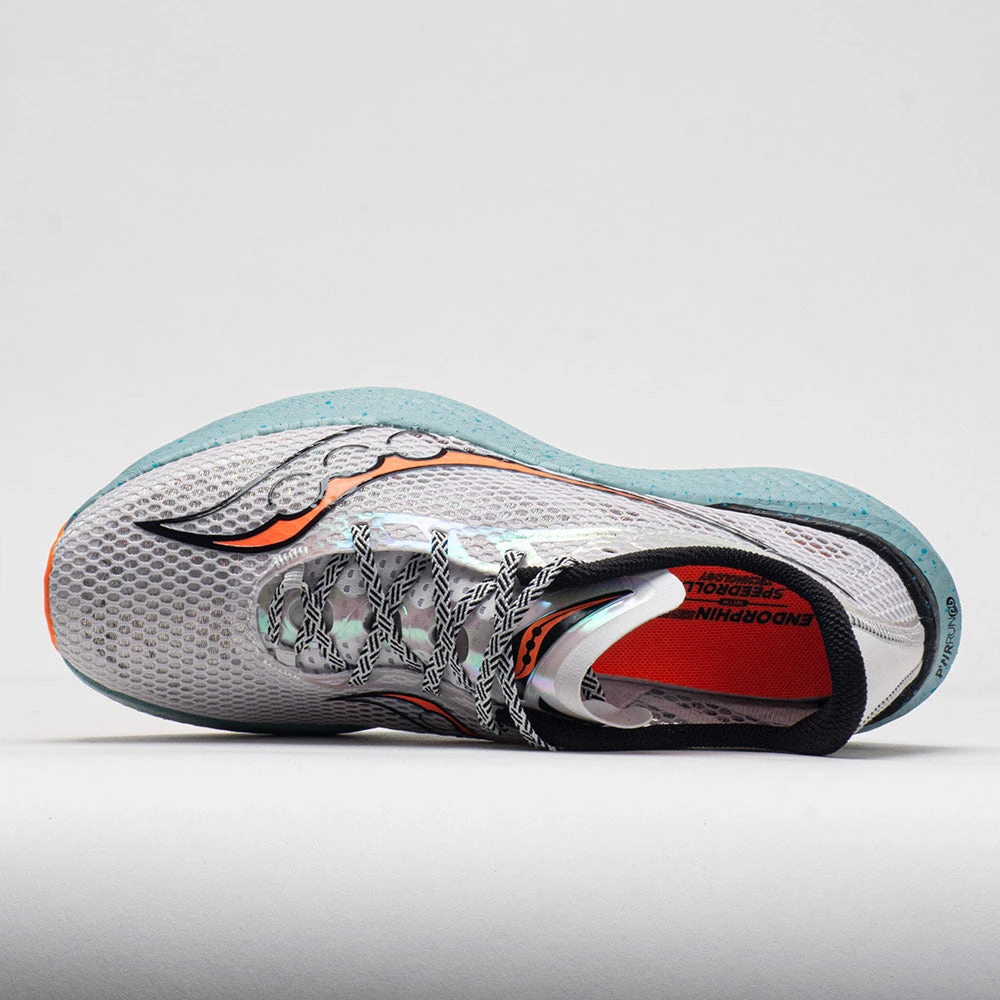 Saucony Endorphin Pro 3 Men's Fog/VIZI Orange 3 Saucony Endorphin Pro 3 Men's Fog/VIZI Orange - Image 3