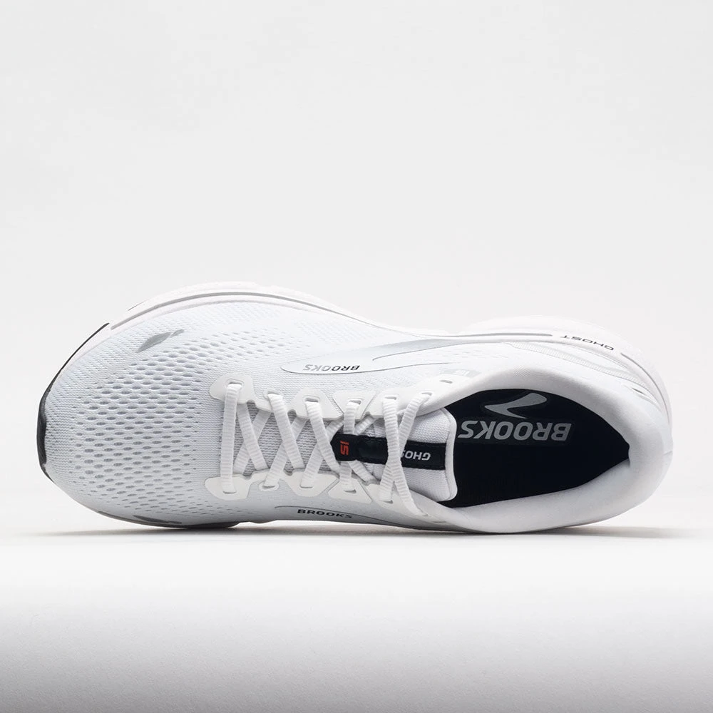 Brooks Ghost 15 Men's White/Black/Flame 3 Brooks Ghost 15 Men's White/Black/Flame - Image 3