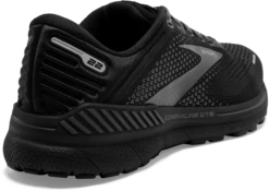 BROOKS Men’s Adrenaline GTS 22 (020 - Black/Black/Ebony) -Fashion Shoes 110366 020 H Adrenaline GTS 22