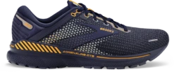 BROOKS Men’s Adrenaline GTS 22 (438 - Peacoat/Grey/Sunflower)