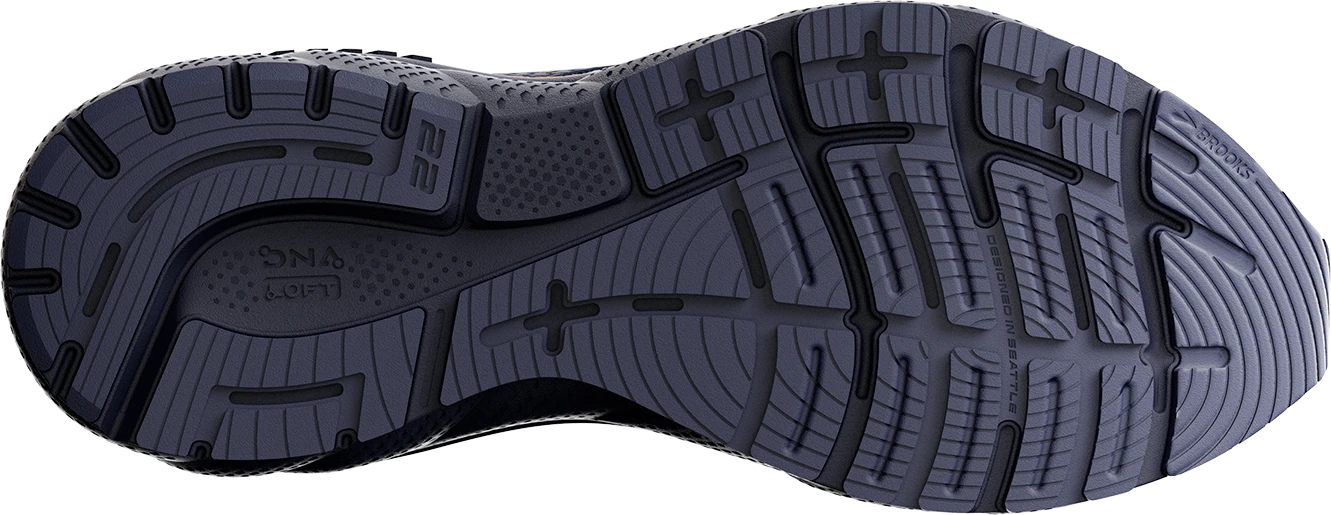 BROOKS Men’s Adrenaline GTS 22 (438 - Peacoat/Grey/Sunflower) 6 BROOKS Men’s Adrenaline GTS 22 (438 - Peacoat/Grey/Sunflower) - Image 6