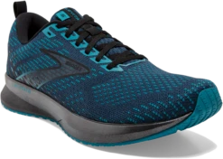 BROOKS Men's Levitate 5 (412 - Titan/Crystal Teal/Black) -Fashion Shoes 110370 412 A Levitate 5