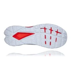 Hoka Men's Mach 4 (WFS - White/Fiesta) -Fashion Shoes 1113528 WFS 6