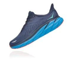 Hoka Men's Clifton 8 (OSVB - Outer Space/Vallarta Blue) -Fashion Shoes 1119393 OSVB 4