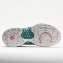 K-Swiss Hypercourt Express 2 Women's Blanc De Blanc/Nile Blue/Desert -Fashion Shoes 117153 4