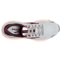 BROOKS Women’s Adrenaline GTS 22 (078 - Grey/Rose/Tawny Port) -Fashion Shoes 120353 078 o adrenaline gts 22 womens supportive cushion running shoe