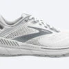 BROOKS Women's Adrenaline GTS 22 Wide (134 - White/Oyster/Primer Grey)