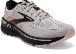 BROOKS Women's Adrenaline GTS 22 WIDE (035 - Grey/Rose/Black) -Fashion Shoes 120353 035 A Adrenaline GTS 22 aa9f4cf8 ef85 486b becc 208cfec78c8e