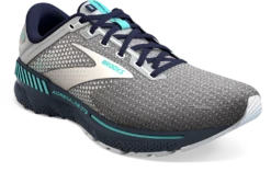 BROOKS Women's Adrenaline GTS 22 (036 - Grey/Peacoat/Aruba) -Fashion Shoes 120353 036 A Adrenaline GTS 22