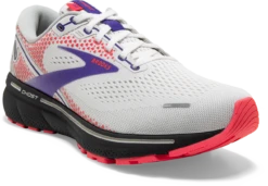 BROOKS Women's Ghost 14 (192 - White/Purple/Coral) -Fashion Shoes 120356 192 A Ghost 14