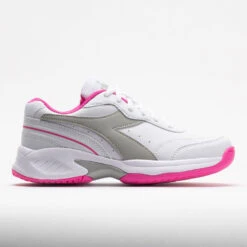Diadora Challenge 4 SL Junior White/Silver/Rodamine Red