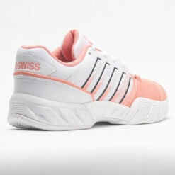 K-Swiss Bigshot Light 4 Junior Peach Amber/White/Asphalt -Fashion Shoes 121333 6