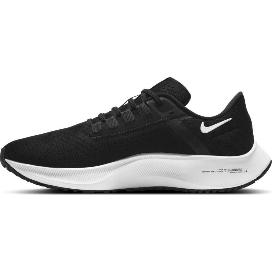 Nike Men's Zoom Pegasus 38 (002 - Black/White/Anthracite/Volt) 2 Nike Men's Zoom Pegasus 38 (002 - Black/White/Anthracite/Volt) - Image 2