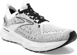 BROOKS Men’s Glycerin Stealthfit 20 (135 - White/Grey/Black) -Fashion Shoes 2140E548 69F0 4440 AED2 8F6BD5F8F056