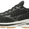 Mizuno Men’s Wave Rider 24 Waveknit (9098 - Black/Dark Shadow)