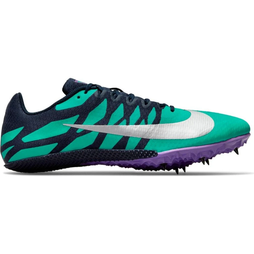 Nike Unisex Zoom Rival S9 (406 - Obsidian/Metallic Silver/Clear Emerald) 1 Nike Unisex Zoom Rival S9 (406 - Obsidian/Metallic Silver/Clear Emerald)