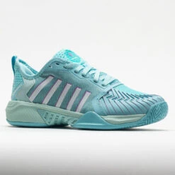 K-Swiss Pickleball Supreme Women's Angel Blue/Sheer Lilac/White -Fashion Shoes 370051 5