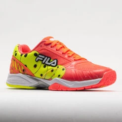 Fila Volley Zone Women's /Fiery Coral/Yellow/Black -Fashion Shoes 370059 5
