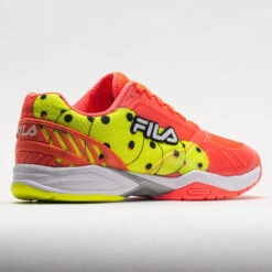 Fila Volley Zone Women's /Fiery Coral/Yellow/Black -Fashion Shoes 370059 6