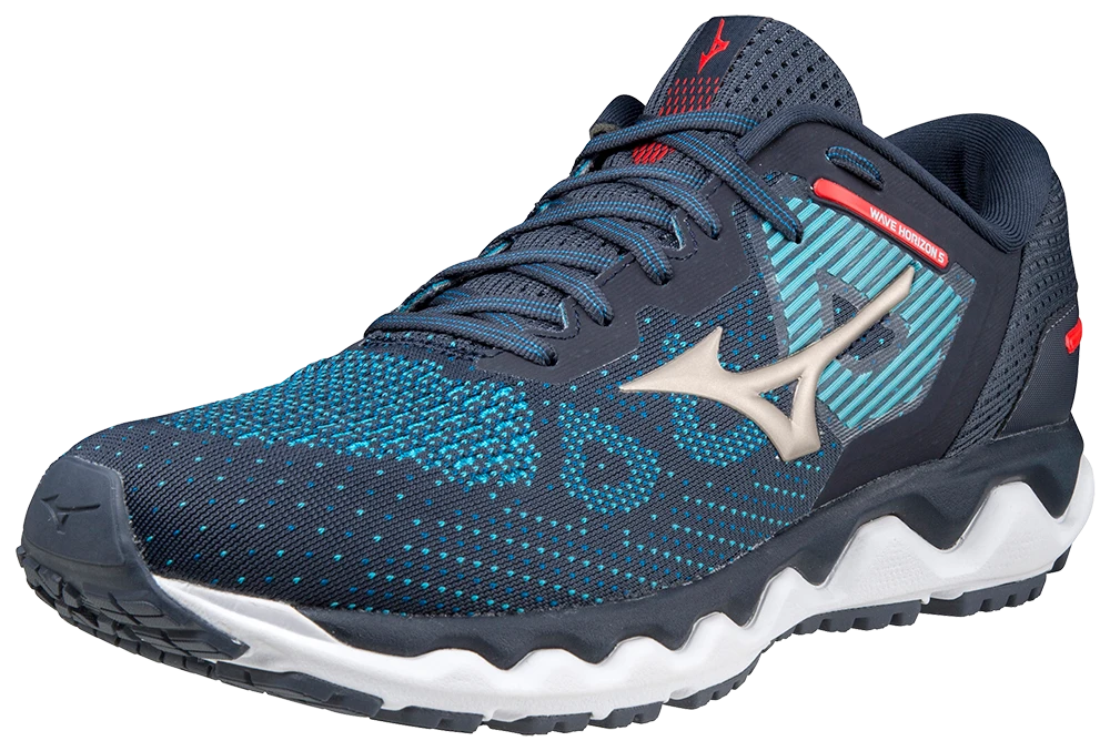 Mizuno Men's Wave Horizon 5 (537A - India Ink/Platinum Gold) 3 Mizuno Men's Wave Horizon 5 (537A - India Ink/Platinum Gold) - Image 3