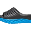 Hoka Women's Ora Recovery Slide (EDNB - Ebony/blue)
