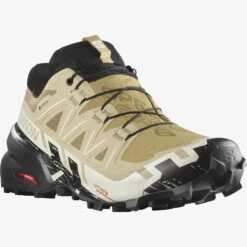 Salomon Men’s Speedcross 6 Gore-Tex (Kelp/Black/Vanilla Ice) -Fashion Shoes 7A373C89 1846 4DE8 8956 34E769EF840A