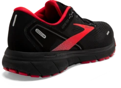 BROOKS Men's Ghost 14 GTX (004 - Black/Blackened Pearl/High Risk Red) -Fashion Shoes 9D937348 F451 49F3 A4C3 BDFD085109C2