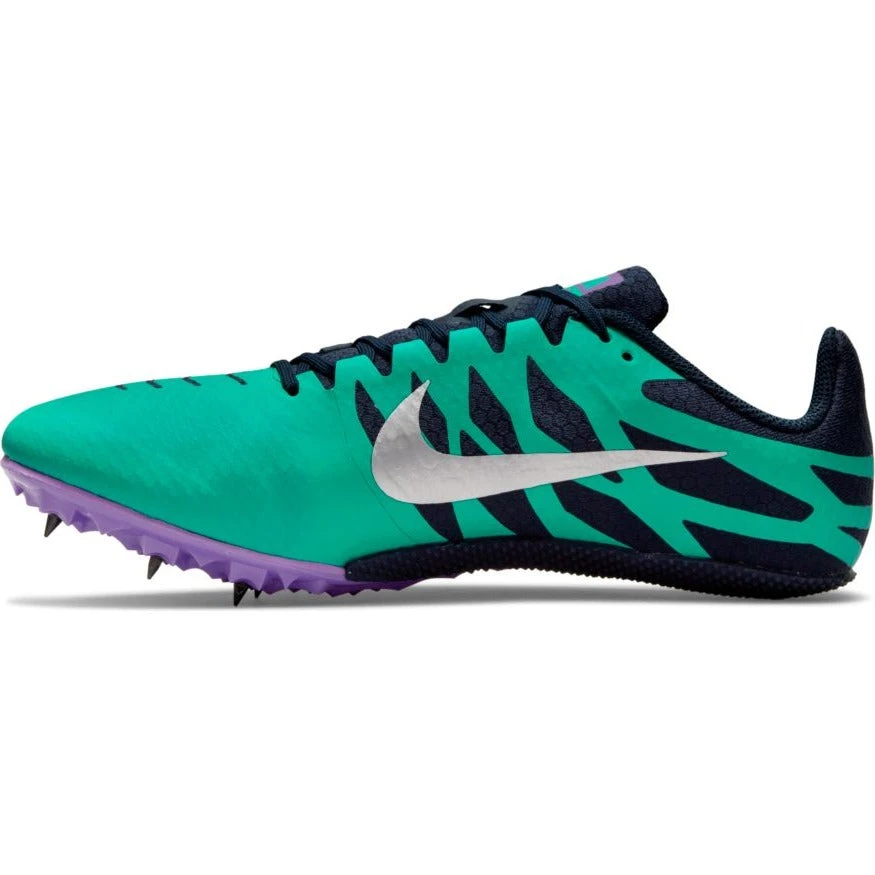 Nike Unisex Zoom Rival S9 (406 - Obsidian/Metallic Silver/Clear Emerald) 2 Nike Unisex Zoom Rival S9 (406 - Obsidian/Metallic Silver/Clear Emerald) - Image 2