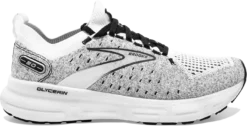 BROOKS Men’s Glycerin Stealthfit 20 (135 - White/Grey/Black)