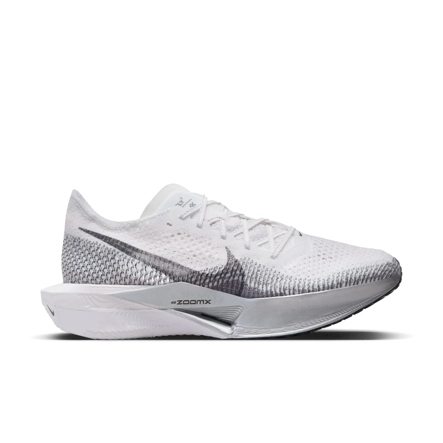Nike Men’s ZoomX Vaporfly 3 (100 - White/Particle Grey/Metallic Silver/Dark Smoke Grey) 1 Nike Men’s ZoomX Vaporfly 3 (100 - White/Particle Grey/Metallic Silver/Dark Smoke Grey)