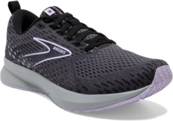 BROOKS Women's Levitate 5 (080 - Ebony/Black/Lilac) -Fashion Shoes DC8E74C7 64FD 4F4C B2DF 71619C42C770